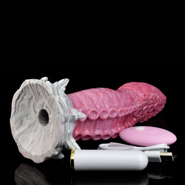 🐙 8.4-Inch Giganteus- VIbrating Monster Tentacle, Fantasy Octopus Vibrator - DirtyToyz